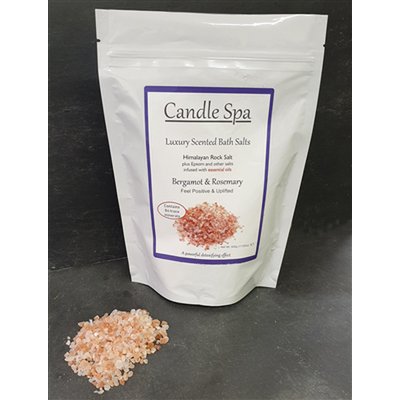 Sól do kąpieli Candle Spa 500g - Bergamotka i Rozmaryn