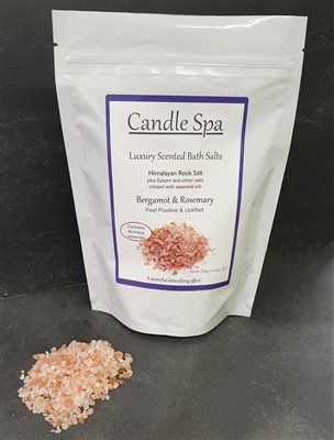 Candle Spa Badesalz 500g - Bergamotte & Rosmarin