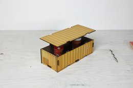 Container stacking box lid