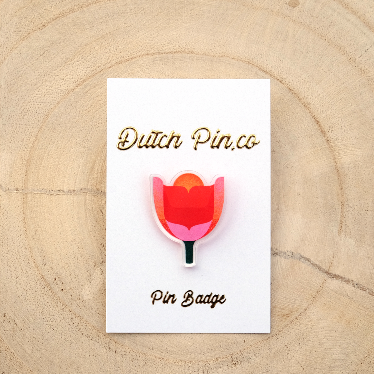 Nederlandse Tulp Pin Badge