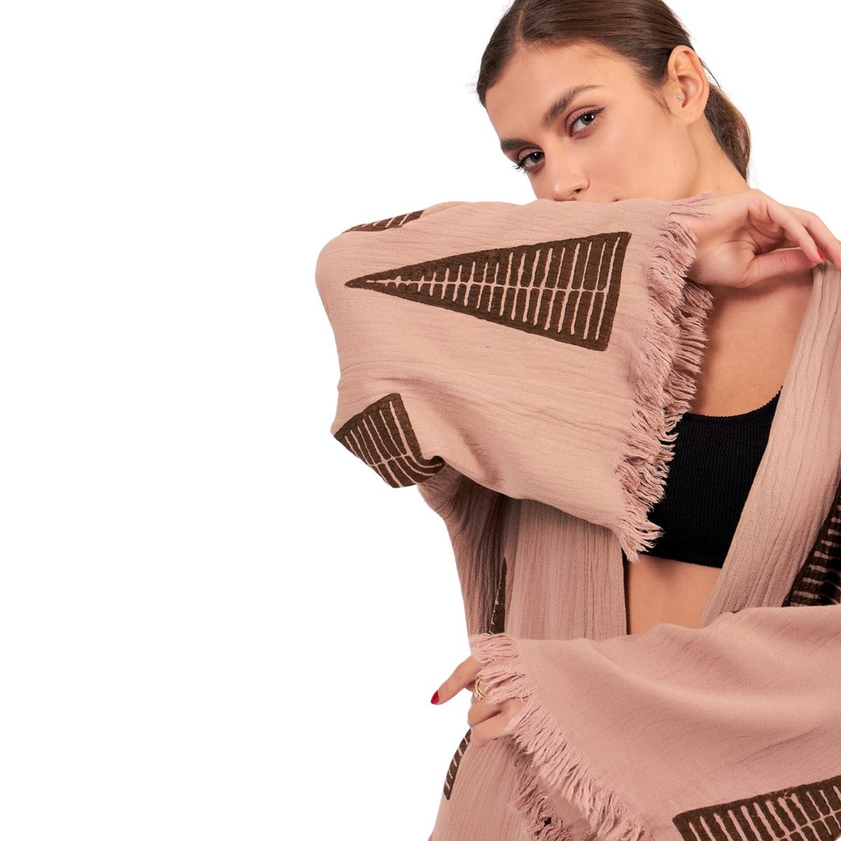 Pyramidenlanger Kimono