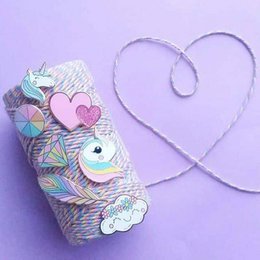 Pin Unicorn regnbue pastel