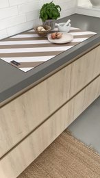 Induktionsbeskytterstribe khaki 80x52cm