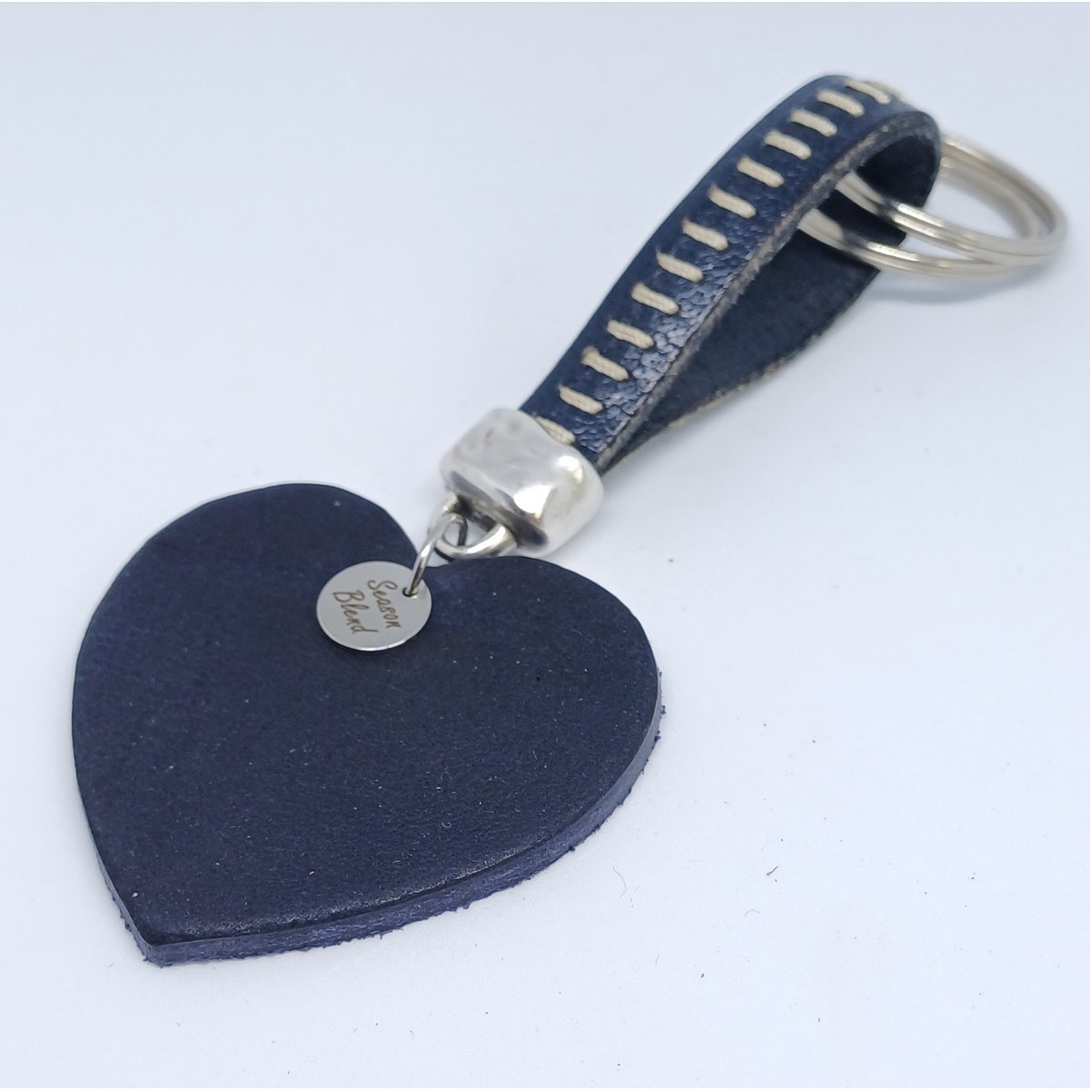 Sleutelhanger leren hart