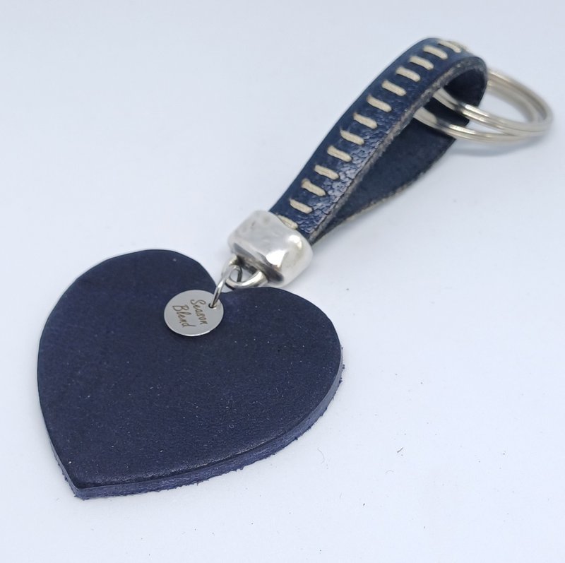 Sleutelhanger leren hart