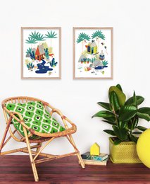 Poster- Hut in de jungle