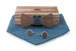 Children's wooden bow tie Groove Jr.