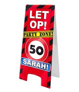 Warnschild - Sarah