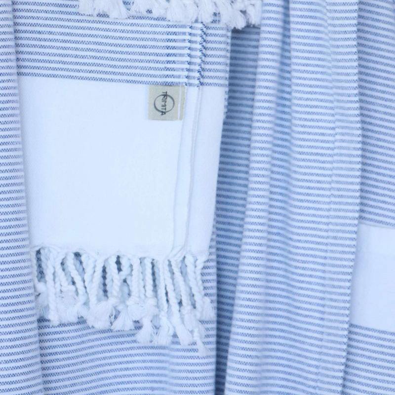 Hammam badekåbesæt - Blå - L/XL