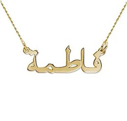 Personalisierte Edelstahl -Halskette benutzerdefinierter Name Choker Anhänger