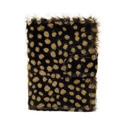 Porta del miniwallet Pass Stampa animale marrone scuro