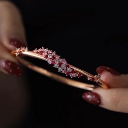 Peach Blossom Sparkle Bangle