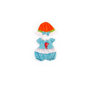 Miniland Dolls: romper suit for girl 32cm, 2-piece, plastic bag with coat rack, 3+