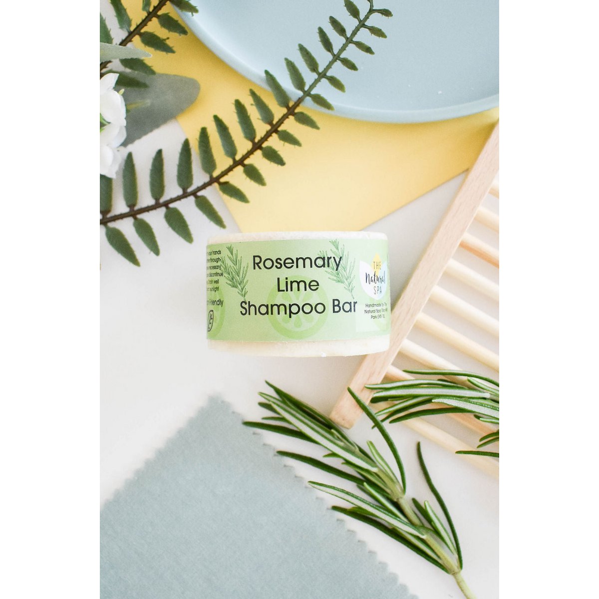 Rosemary & Lime Shampoo Bar | Naturlig hårvask til alle hårtyper | Vegansk, plastikfri hårpleje