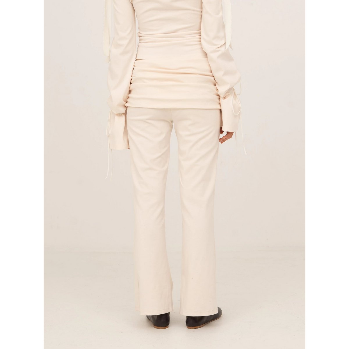 Angelic White Jersey Pants