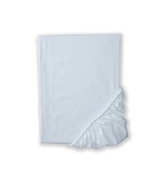 Satynowe prześcieradło Solid Light Blue