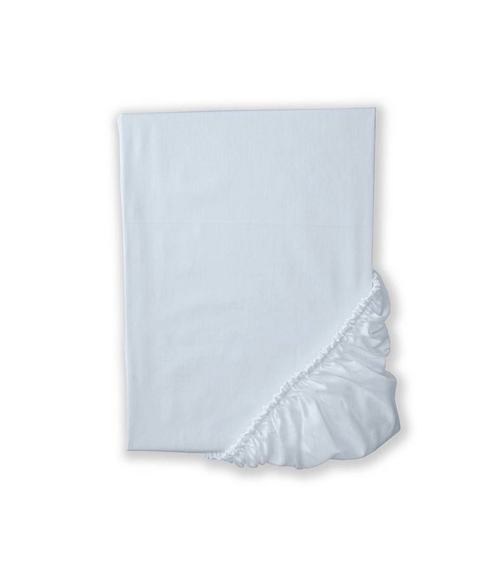 Satynowe prześcieradło Solid Light Blue