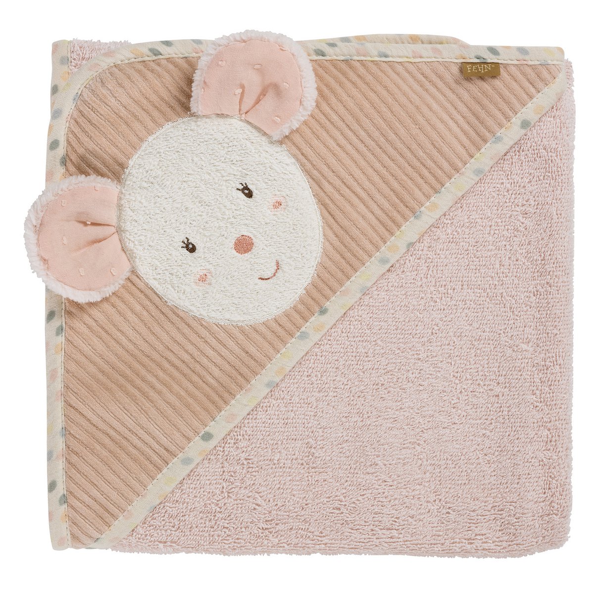 Badhanddoek muis met capuchon