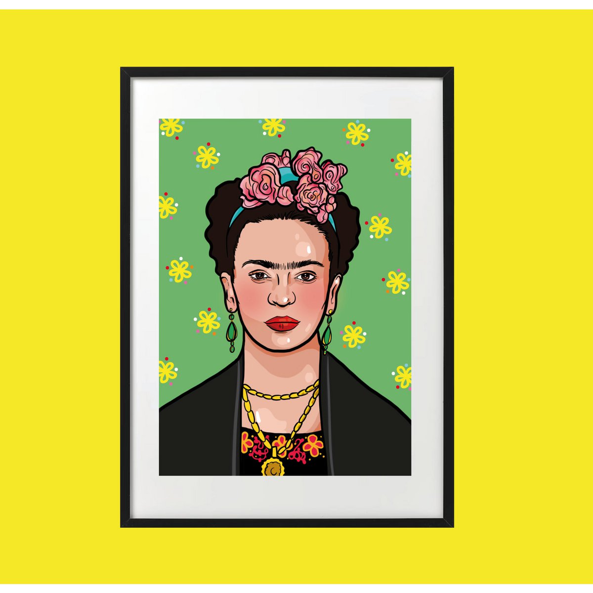 Frida A4 vægprint