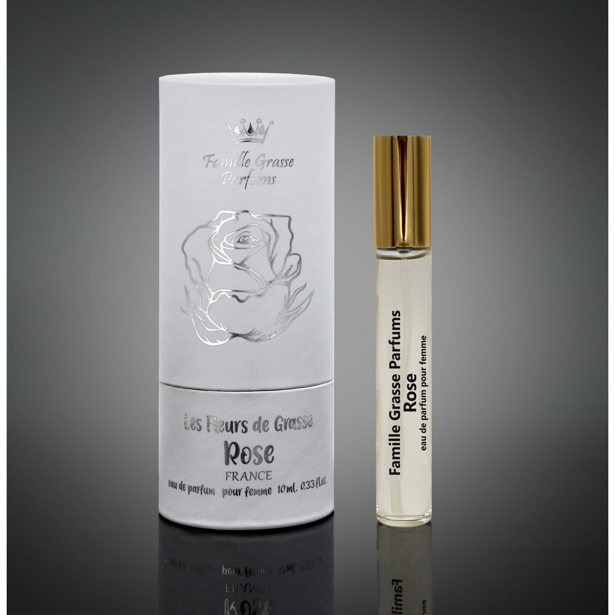 LES FLEURS DE GRASSE ROSE eau de parfum voor vrouwen 10ml