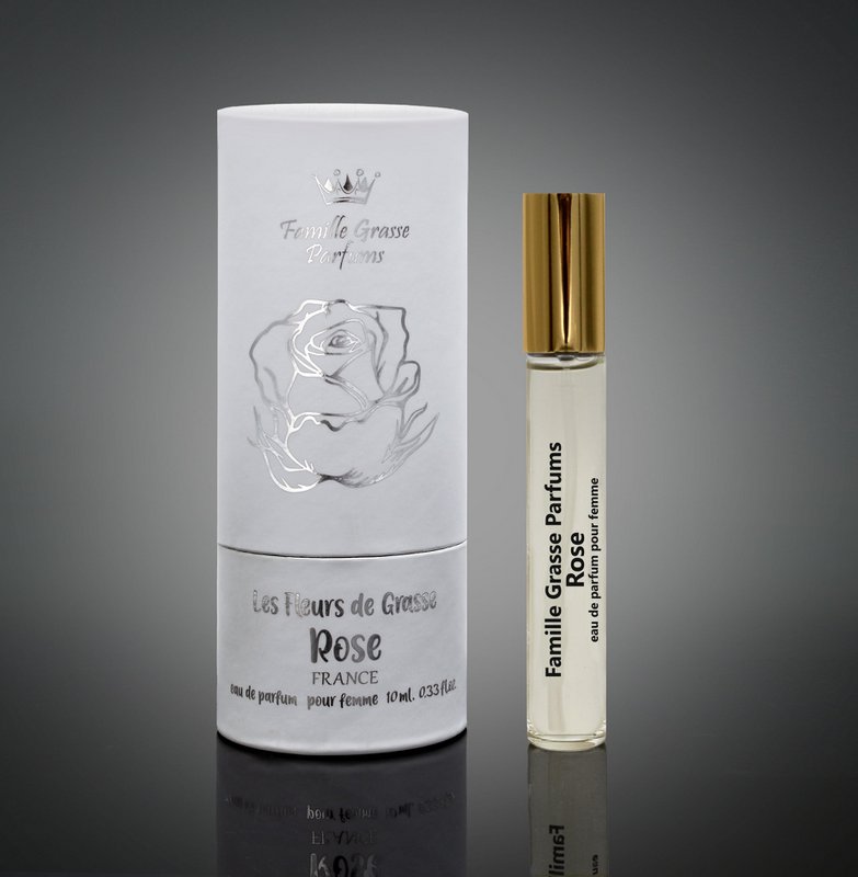 LES FLEURS DE GRASSE ROSE eau de parfum voor vrouwen 10ml
