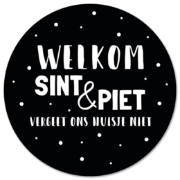 Muurcirkel welkom sint & piet