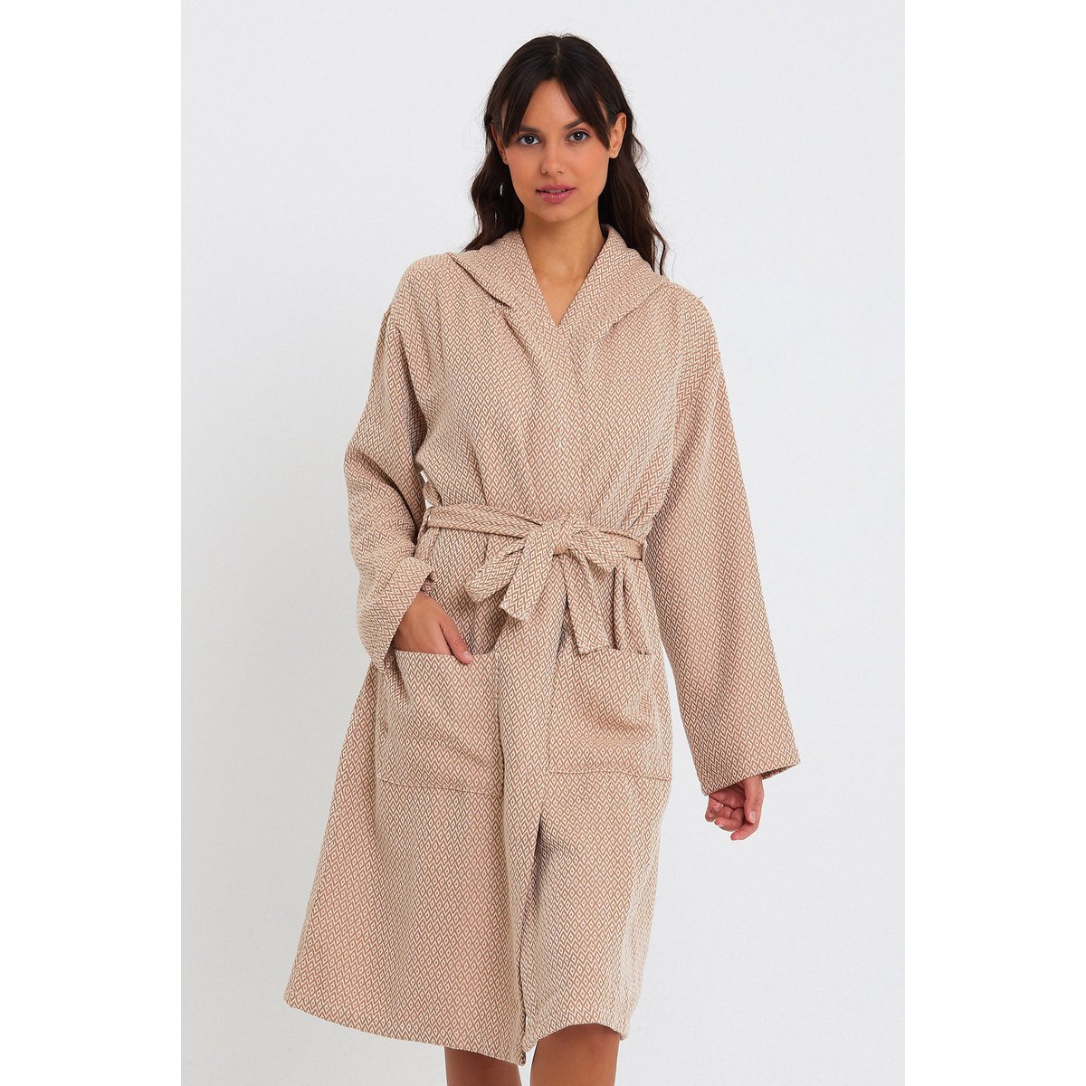 Crystal Bathrobe -Beige