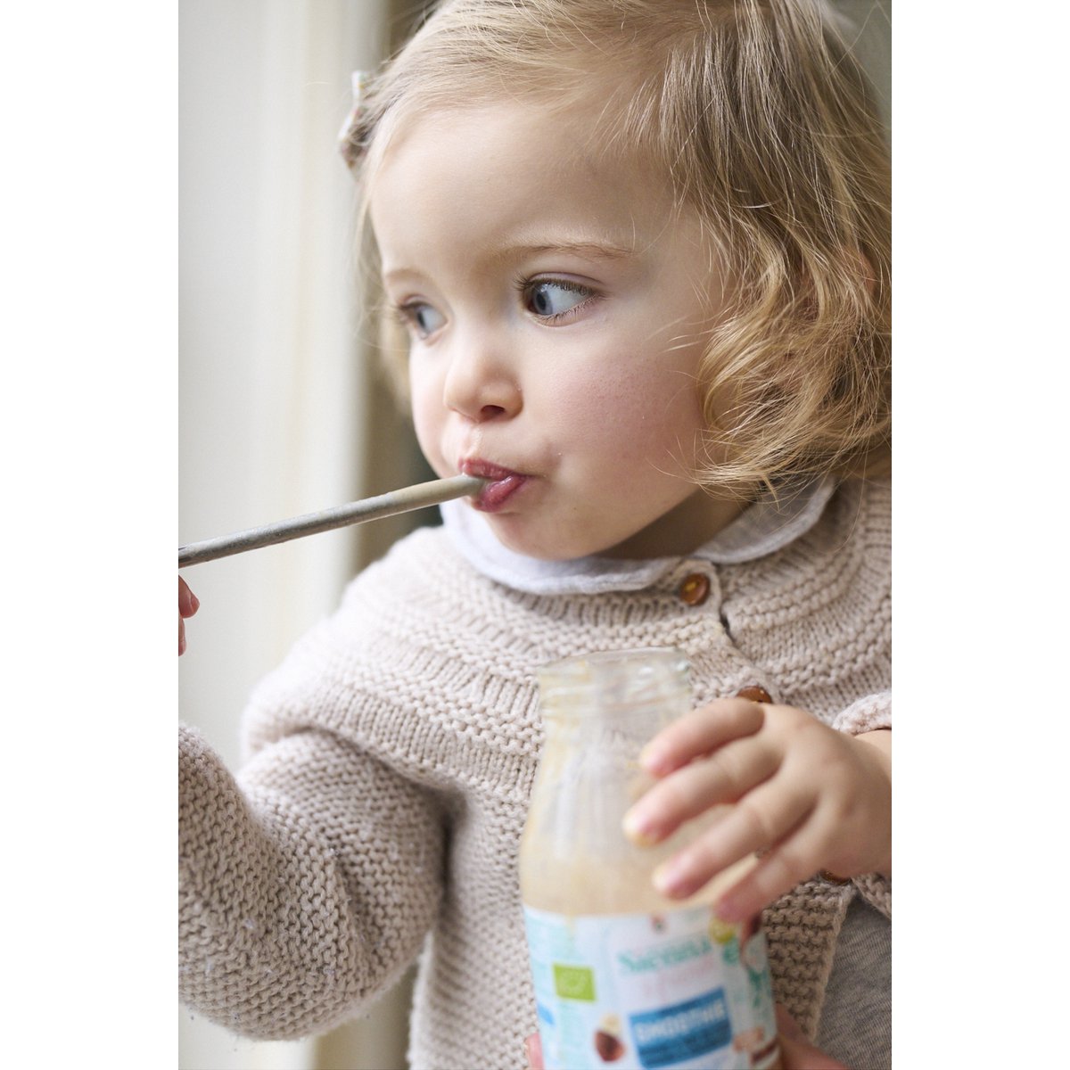 ORGANIC SMOOTHIE WITH BANANA, COCONUT and CINNAMON X6 - NO ADDED SUGAR - LACTOSE FREE - FROM 24M - 200ML