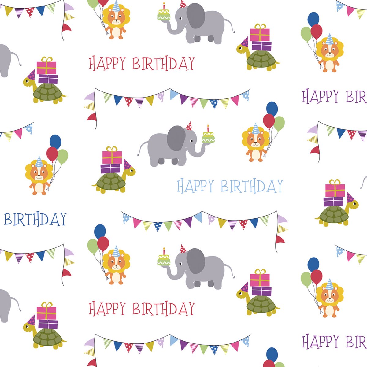 Geschenkpapier Tiere Max