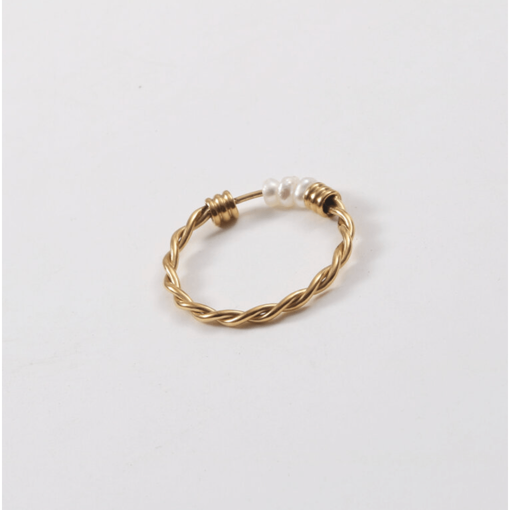 Iaap - Pearl Fidget Twist Ring
