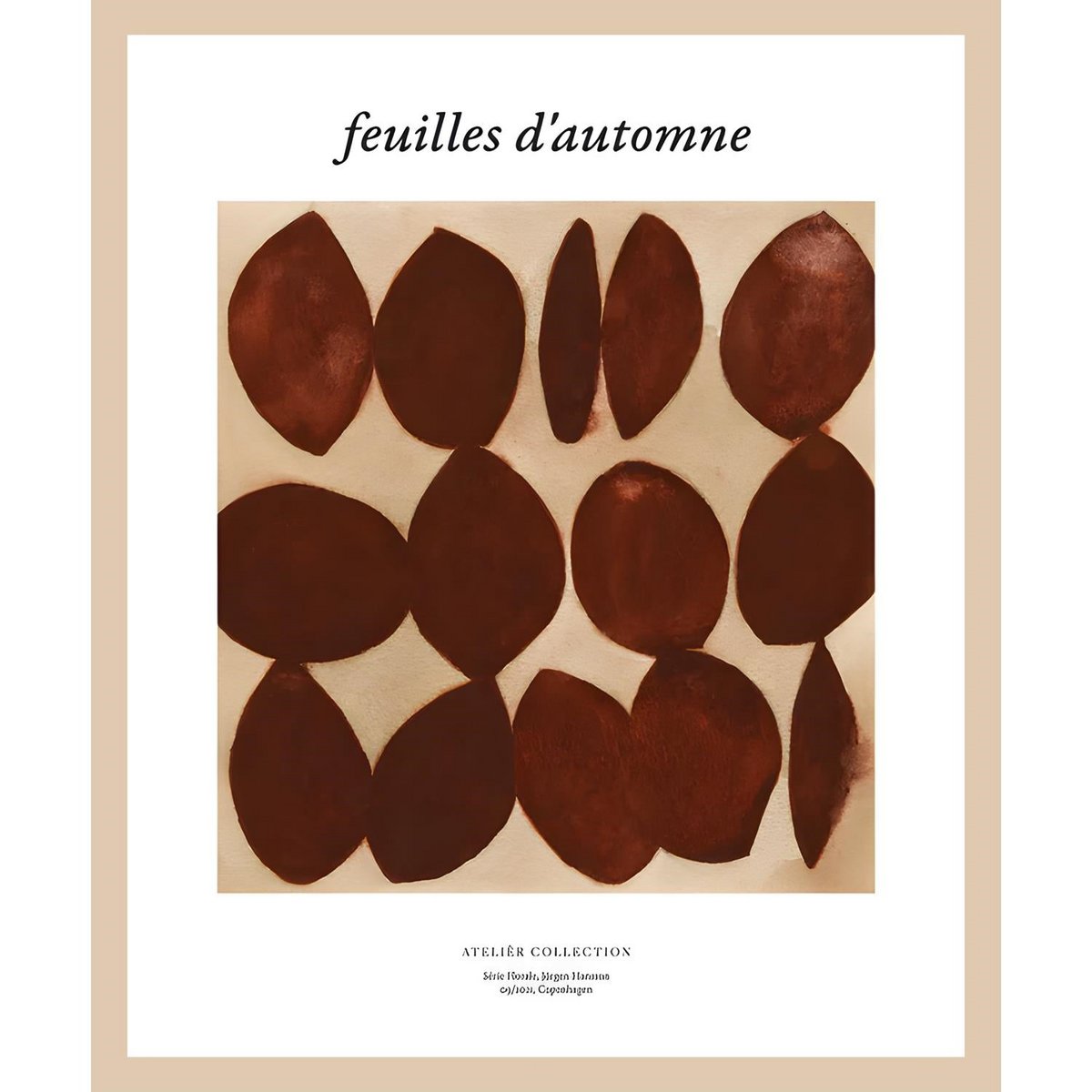 Rahmen Bild - Feuilles d'automne