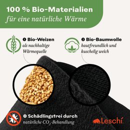 Bio-Körnerkissen mikrowellengeeignet, Wärmekissen für Nacken & Schulter, Katze Clara