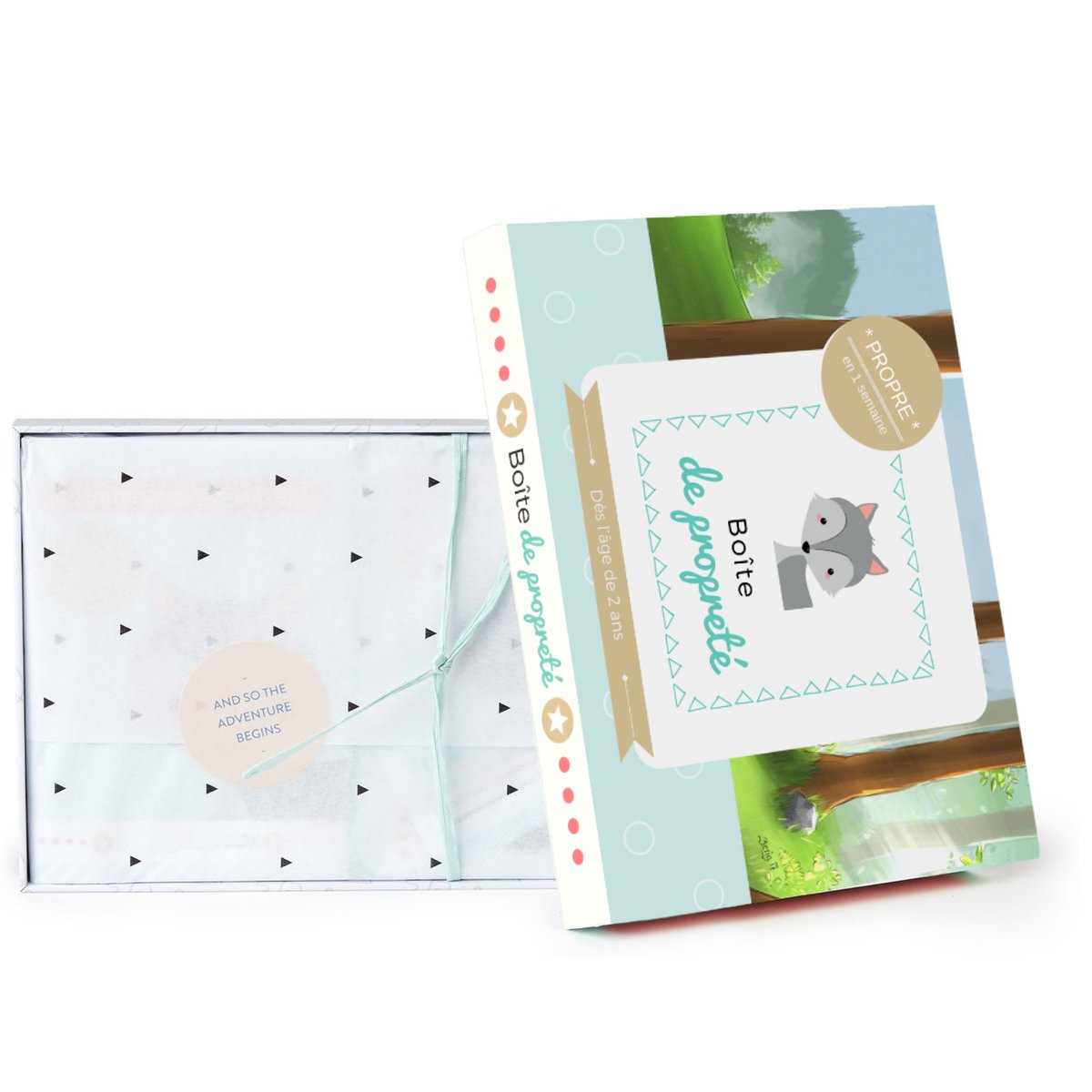 Boîte de propreté - Apprentissage de la propreté pour enfants