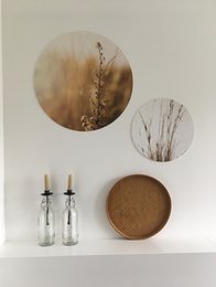 Wall circle grass