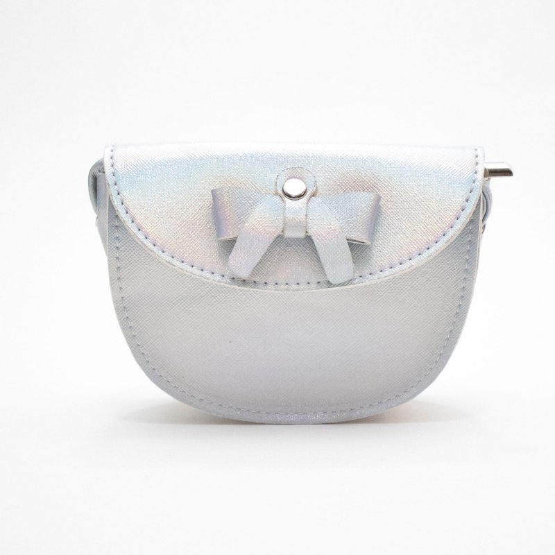 Louise Neon silver gray shoulder bag