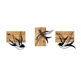 MA-333 Holz Metallwandmalerei