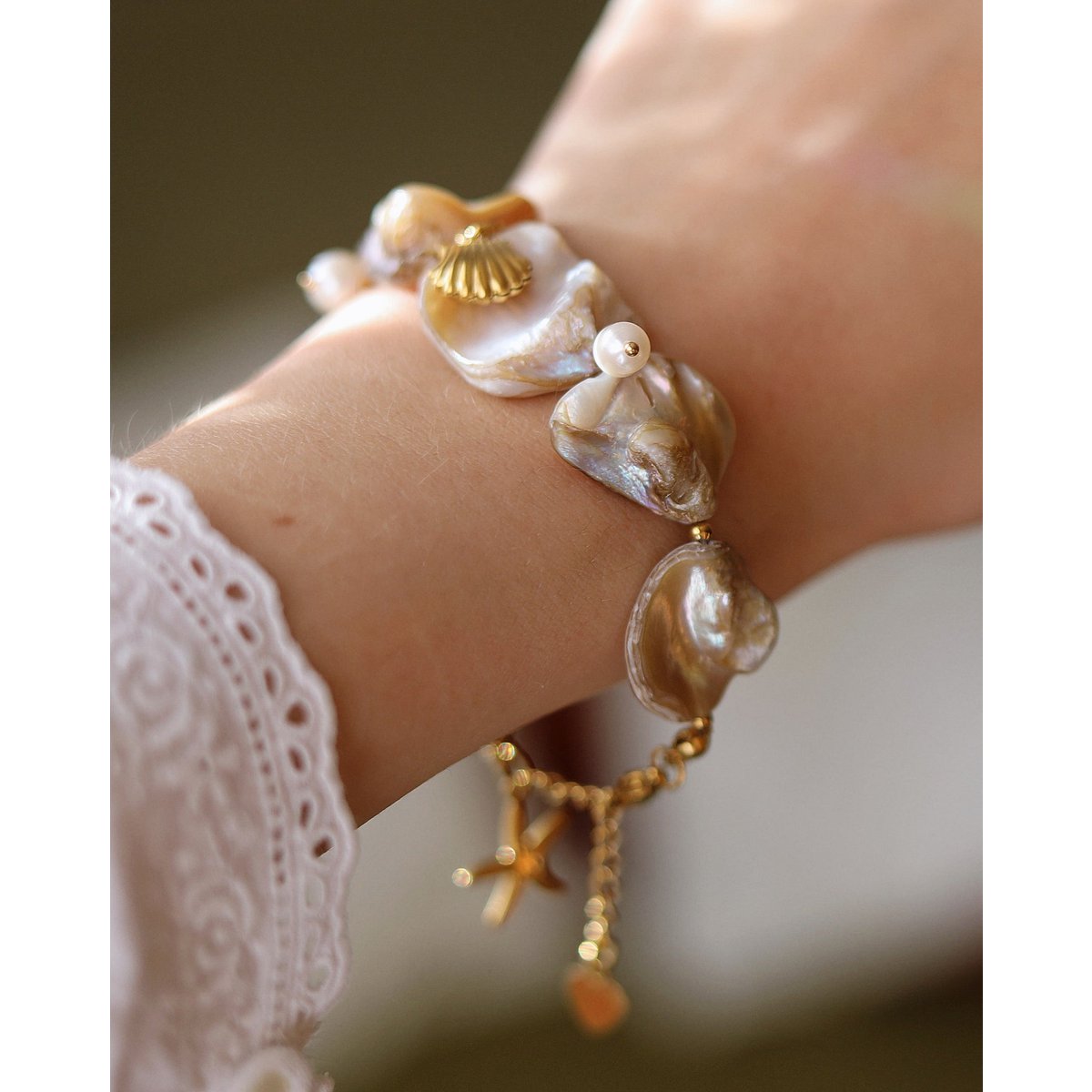 Dawid - Pulsera Nácar Nácar