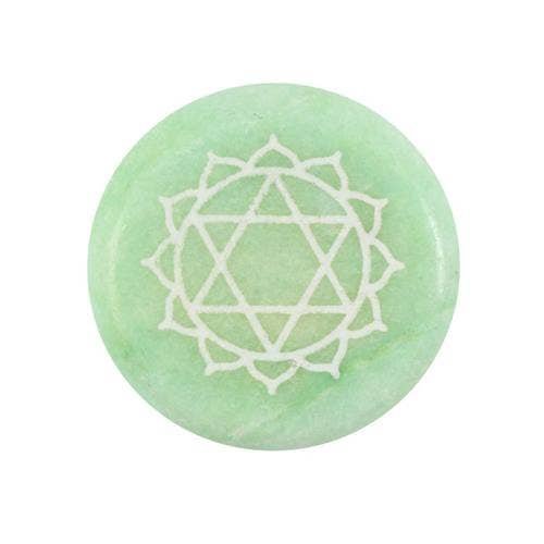 Heart Chakra Meditation Stone