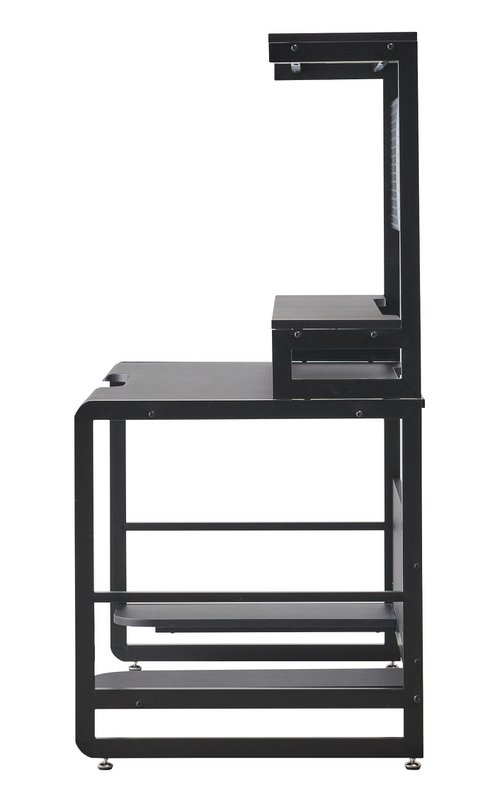 Skrivebord med hylder og topramme