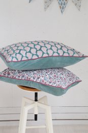 NEW - Cushion Shanti blue 40 x 60 cm