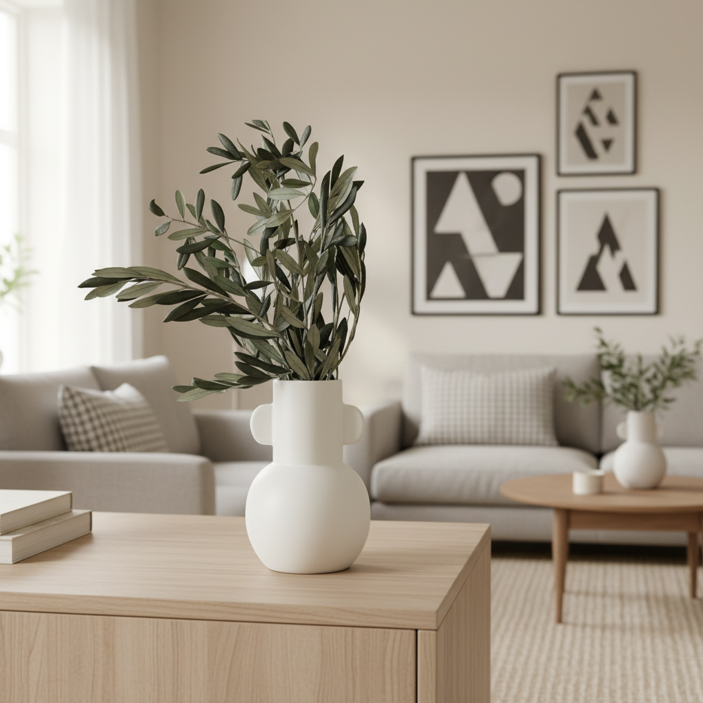 Preserved olive branches green from Italy