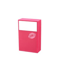 Papierośnica Pink World z lusterkiem x12
