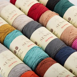 Sensy Premium Chic & Easy 1,5 mm 218 iarde 50% cotone 50% poliestere Corda per borsa all'uncinetto Filo per uncinetto