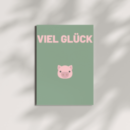 Postcard - good luck