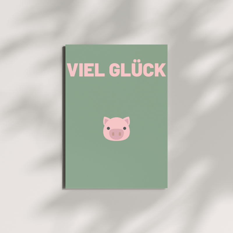 Postcard - good luck