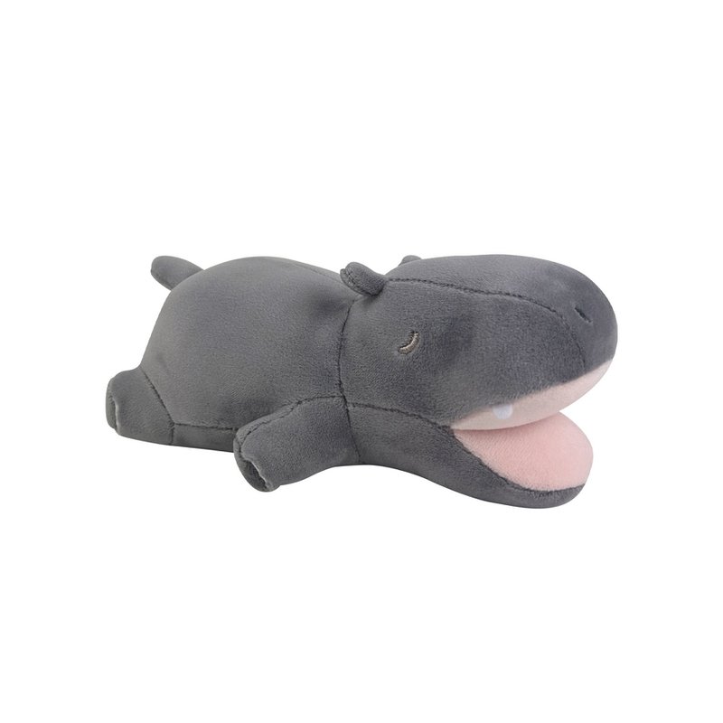 Nemu nemu knuffel - Nijlpaard - Nijlpaard - Maat S - 15 cm - Sleutelring