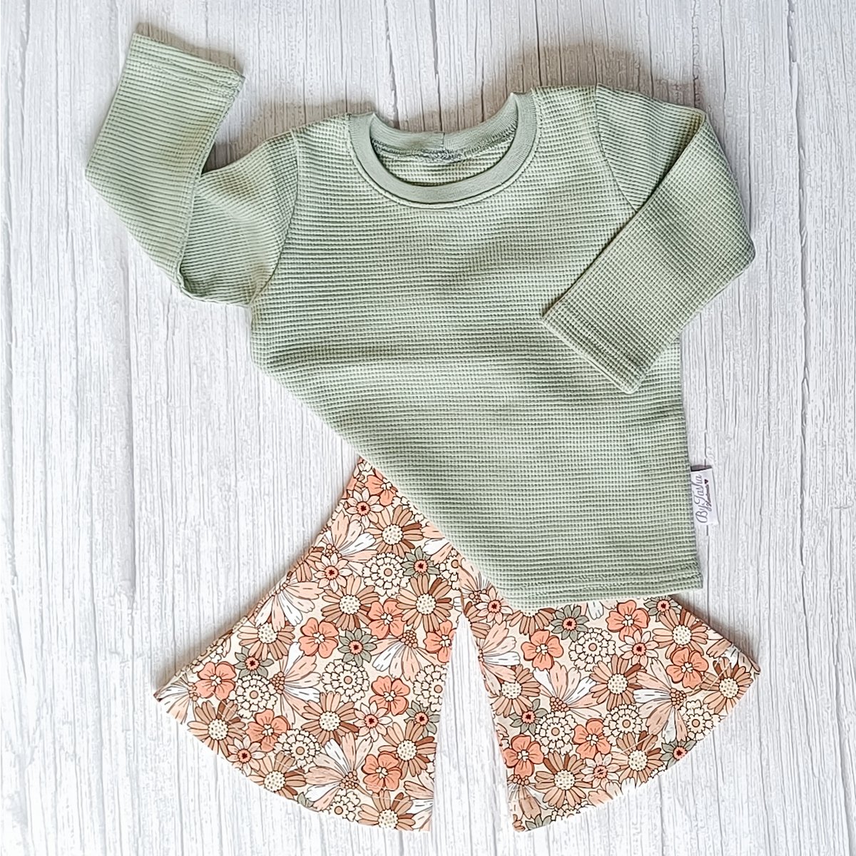 Pantalon Évasé Fleur Joyeuse