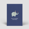 Ansichtkaart - Olifant voor geboorte - Nr. 90
