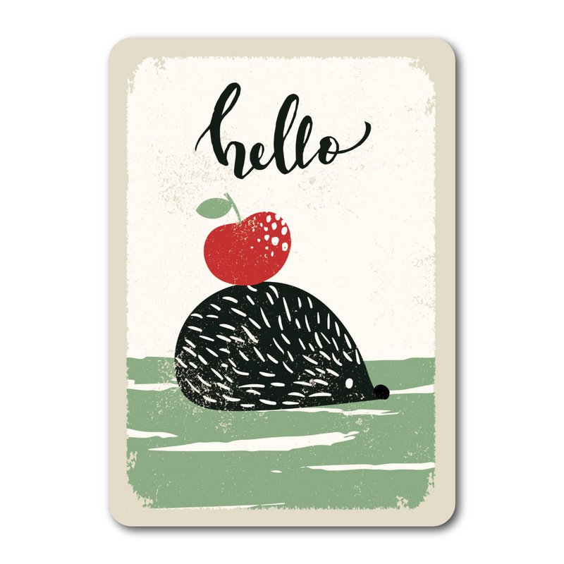 Natural paper postcard 7397