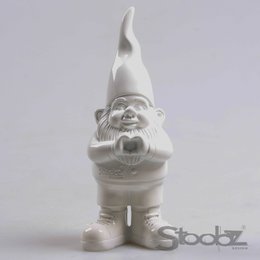 STOOBZ DESIGN – GNOME HERZ 8x10x20 cm WEISS